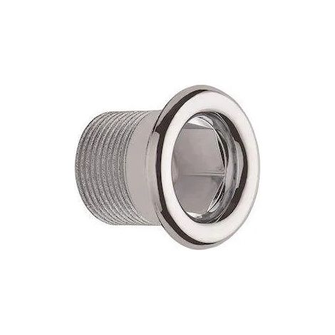 Tapa del rebosadero cromada diámetro 24mm, longitud 26mm (1/2)