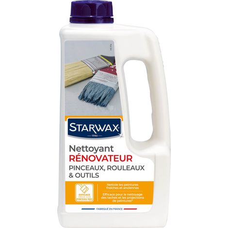 Nettoyant rénovateur pinceaux, rouleaux et outils 1L 1L STARWAX (1/7)