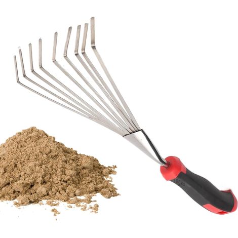 Ancinho Manual - Cultivador De Jardim Para Jardinagem - Ferramenta Metálica Para Trabalho Com O Solo E (1/5)