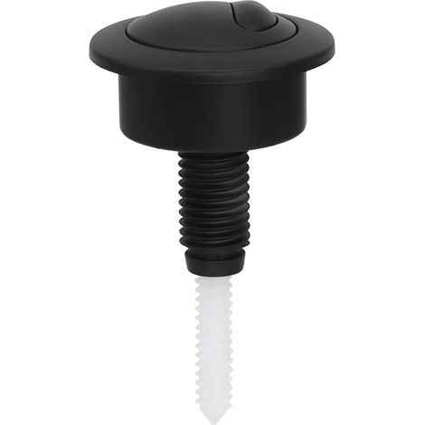 Bouton poussoir de chasse d'eau double réglable pour WC Optima 49, 39-42 mm (noir)