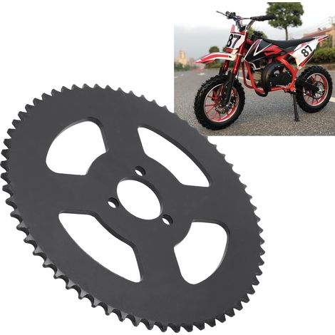 Pignon arrière en acier T8F 64T 29mm pour quad et moto cross 47cc 49cc pit bike (1/5)