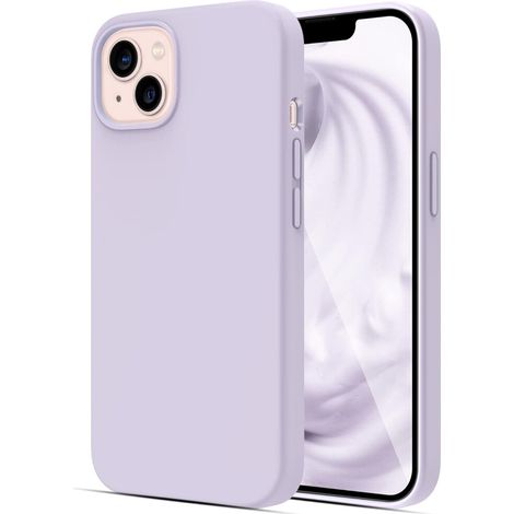 Questa custodia per iPhone 13 è dotata di una fodera in microfibra per una maggiore protezione dei bordi, mentre la sua superficie in silicone liquido, liscia come la seta, offre una finitura antigraf (1/2)