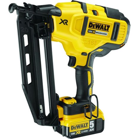 DeWALT - 18V Akku-Nagler 32-63 mm, 2x 5,0 Ah XR Akku, Ladegerät DCN660P2