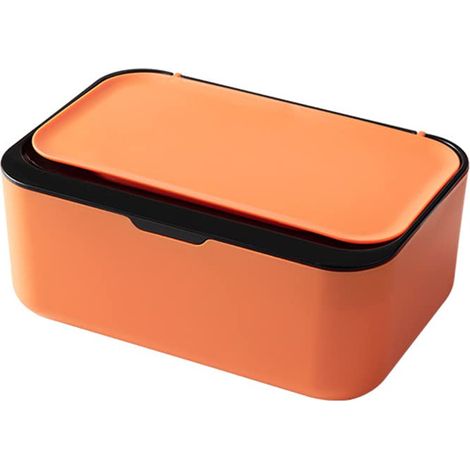 Boîte distributeur de lingettes humides avec couvercle, support pour bébé et usage domestique, étanche et pratique pour table à langer