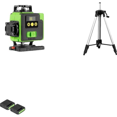 Nivel láser autonivelante con control remoto y trípode de 150 cm. (1/2)