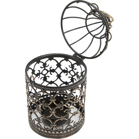 Kerzenständer aus Eisen, europäischer Retro-Stil, rostbeständig, elegant und im Vintage-Stil, ideal für eine Terrasse oder eine Gartenparty. (1/5)