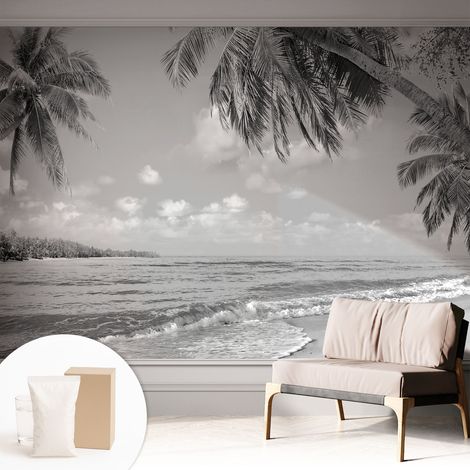 Carta Da Parati - Murale Alla Moda Decorazione - Camera Da Letto - Con Colla Gratuita Paradiso tropicale 312x219 cm (1/5)