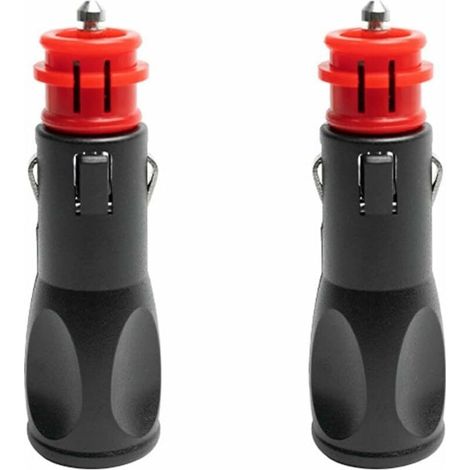 Male cigarette lighter plug, Male cigarette lighter adapter, Male cigarette lighter plug, Plugs for European 12V cigarette lighter adapters - 2PC (1/5)