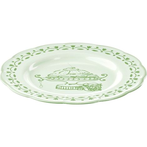 Plato de postre Josephine 600x300x160 verde