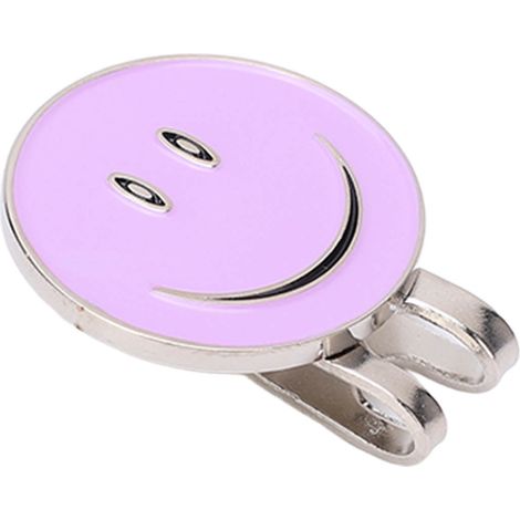 Hutclip aus magnetischer Legierung, Hutclip für lächelnde Krempe, Gürteltasche, stoßfest, pink, lila (1/5)