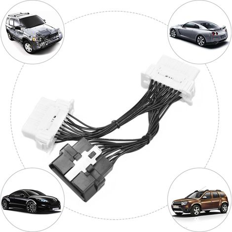 Câble d'extension OBD2 16 broches pour voiture, adaptateur (1/5)