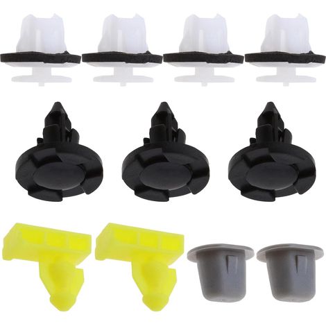 11Pcs Car Wheel Arch Surround Trim Moulding Clips Kit Plastic Nylon Retainer Fasteners Compatible with NISSAN JUKE 76882JG10A 0155309321 76848JG00A (1/5)