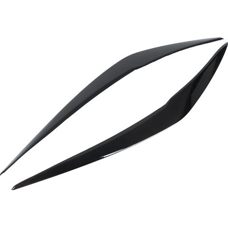 pièces de garniture de paupières de phares noir brillant pour BMW Série 1 F20 F21 Facelift Hatchback 2015-2019 (1/5)