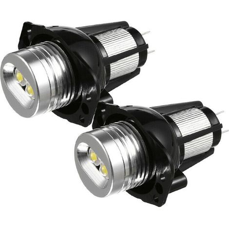 Angel Eyes LED Light, 2 pezzi 12W LED Angel Eyes Halo Ring Marker Light per lampade per auto E90 E91 05‑08