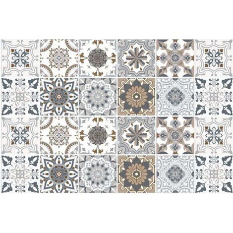 10x10 cm Wandaufkleber – Industrie-Backsteinoptik – 24er-Pack – Wasser- und hitzebeständig – Einfach anzubringen und zuzuschneiden – Crezuo