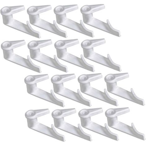 100 Pièces Clip de Fixation pour Plafonnier LED Accessoires Plastique pour Lampe de Plafond Installation Facile et Sécurisée pour Cuisine Chambre et Autres Intérieurs (1/5)