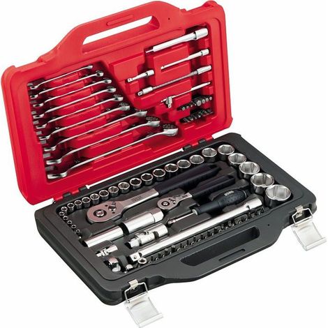 Assortimento Bussole e Chiavi Usag 601 1/4-1/2 JS82 82 pz