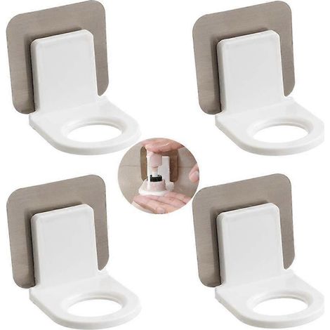 Porte-flacon distributeur à pompe, support suspendu pour gel hydroalcoolique, autocollant mural, porte-flacon de gel douche, gel hydroalcoolique (1/5)