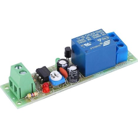 JK02 Relaismodul DC5V Auslösezeit Abschaltplatine mit Kontrollleuchte 5S