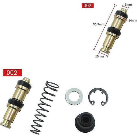 1 kit de réparation de piston de maître-cylindre/frein/embrayage de moto (11 mm, 12,7 mm, 14 mm, 16 mm) - N2