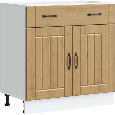 Maison Exclusive - Base da Cucina Lucca Rovere Artigianale in Legno Multistrato