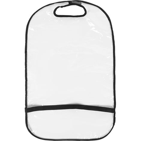 Lot de 2 protections de dossier de siège épaisses et transparentes pour enfant, tapis anti-coups de pied, grande taille, pour voiture, camion, SUV. (1/5)