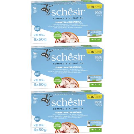 SCHESIR MPack Thunfisch mit SEABASS 6x50g