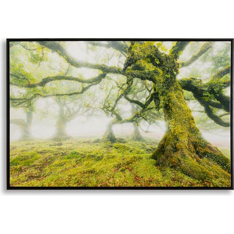Druck auf lackierter Leinwand mit Waldrahmen, 90 x 4 x 60 cm (1/5)