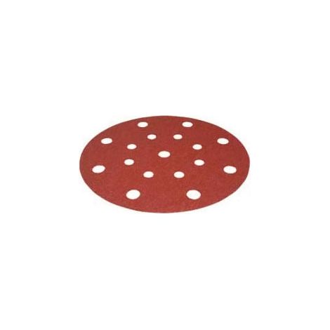 Lot de 50 disques abrasifs multi-jetstream grain 120 – Pour ponçage fin sur bois dur – Compatible avec ponceuses Festool
