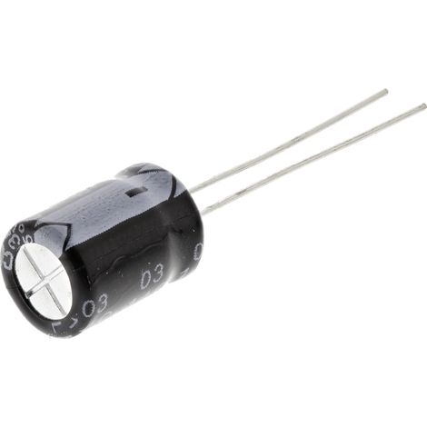 Condensateur RS PRO 220µF, 35V c.c.