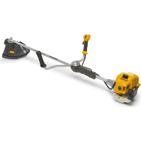 STIGA Desbrozadora BC 545 B de gasolina, motor de 42,7 cm³, ancho de corte de 45 cm, manillar de bicicleta, cabezal Tap & Go, cuchilla 3T y correa doble incluida