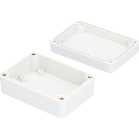 Boite de Derivation Electrique, 85 x 59 x 35mm Boîtier de Projet électrique Rectangulaire Universel en Plastique ABS étanche IP65 pour Une Utilisation en Extérieur ou Intérieur avec Accessoires (1/5)