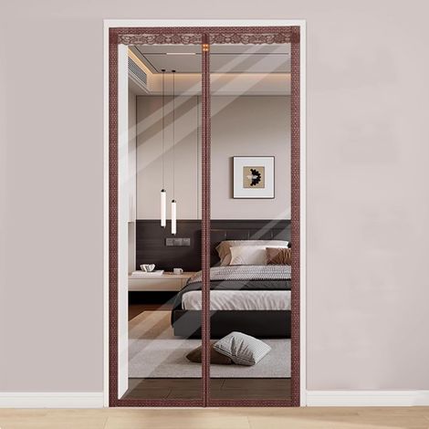 PVC Transparent Magnétique Rideau de Porte Isolant Thermique (1/5)