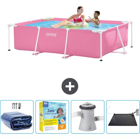 Intex Piscina con struttura Rettangolare - 220x150x60 cm - 5-pezzi SCB11