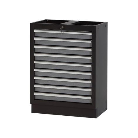 ARMOIRE DE BASE MÉTALLIQUE 9 TIROIRS ENSEMBLES (1/4)