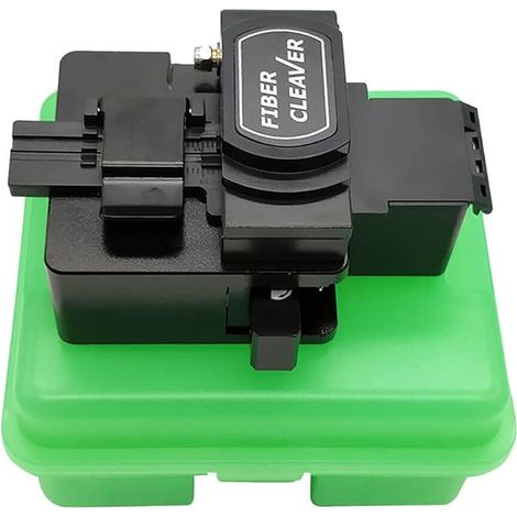 TM27 Fiber Cleaver, Cliveuse fibre optique haute précision avec 16 points de coupe avec support de fibre 3 en 1 pour fibre de 0.25mm 0.9mm 3.0mm de diamètre de revêtement (1/5)