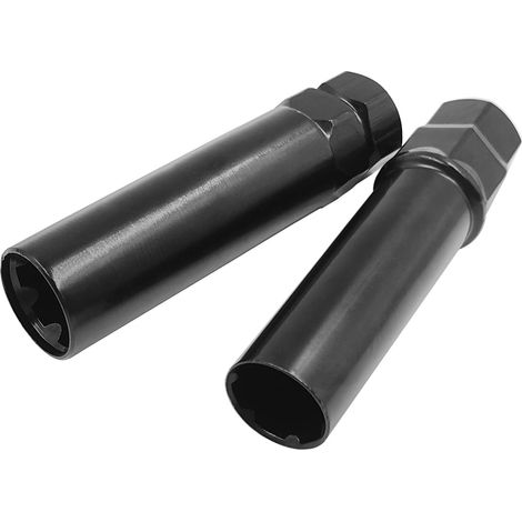 Llave De Extracción Para Tuercas De Bloqueo - 6 Y 7 Ranuras - Acero Resistente - Para Coches Camiones Y Talleres - Juego De 2 Unidades (1/5)