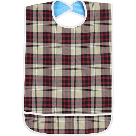 Bavoir Imperméable à l\'Eau Bavoir de Repas Adulte Protection vetement Tablier - Kaki