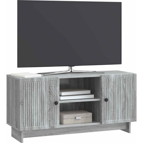 Maison Exclusive - Mobile TV 102 x 34,5 x 50 cm Sonoma grigio Legno ingegnerizzato