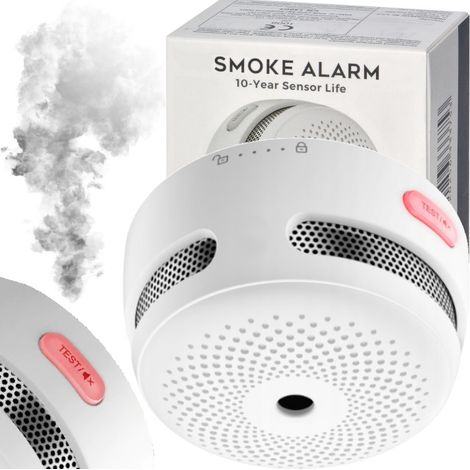 Détecteur de fumée XS01 - Compact - Blanc - Détection rapide - Alarme sonore puissante (1/5)