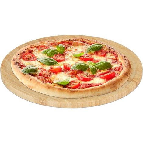 Piatto pizza in bambu 32 cm (1/5)
