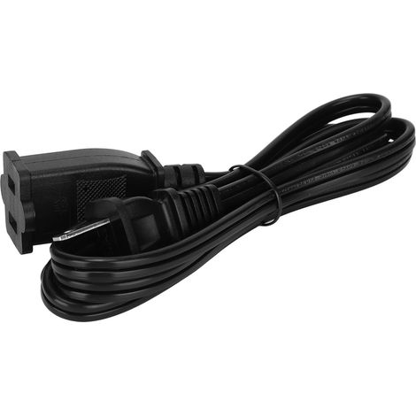 Rallonge d'alimentation avec prise américaine NEMA 1-15P vers NEMA 1-15R pour imprimante, ordinateur et appareil photo (125 V). (1/5)
