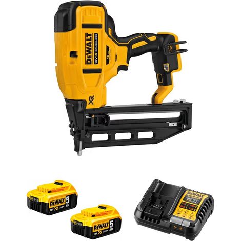 Clavadora DeWALT DCN662P2-SK (2 x 5,0 Ah + DCB1104)