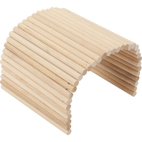 Pont en bois flexible pour hamsters, cochons d'Inde, furets, hérissons, chinchillas et lapins - 20 x 30 cm / 7,9 x 11,8 pouces (1/5)