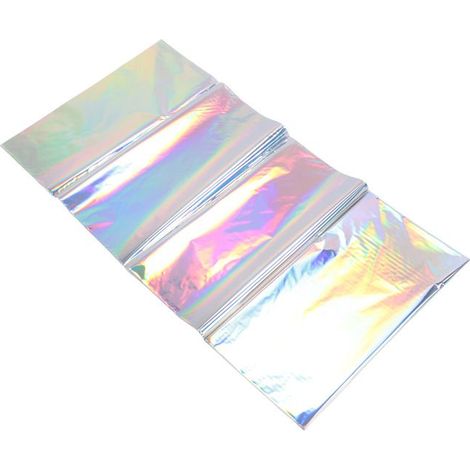 Nappe jetable - Irisée Laser rectangulaire - Brillante - Multicolore - Résistante (1/5)