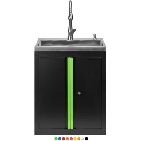 JBM Armadio con lavello integrato 18103 - Verde