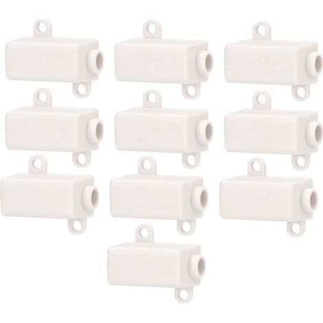 Lot de 10 répartiteurs de câbles ABS haute puissance, borniers en T, coupe-circuit pour ligne principale 400 V 60 A (1/5)