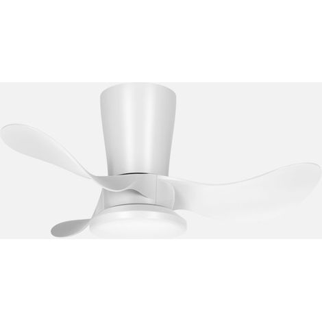Ventilador dc triollo 27w 2700lm blanco 3aspas 6vel 61d 3000-4500-6500k remoto+reg.intensidad+temporizador+memoria
