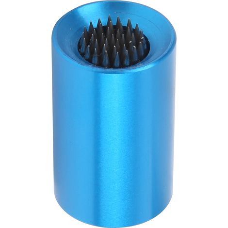 Taille-crayon et grattoir pour queue de billard 2-en-1, outil de réparation d'embout, accessoire de billard bleu (1/5)
