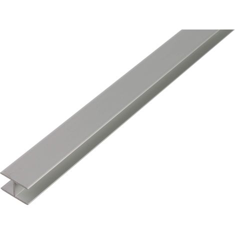 Alberts 030548 Profilo ad H  autobloccante  alluminio, anodizzato argento  1000 x 12,9 x 22 mm (1/2)